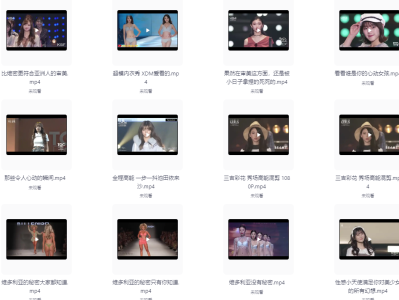  东京时装周视频大合集 ( 2010~2022年 )，超高2K画质，满足你对日本小姐姐的所有幻想